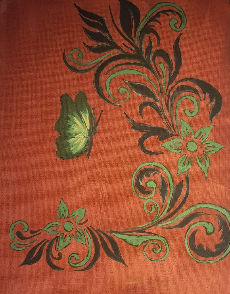 The floral pattern